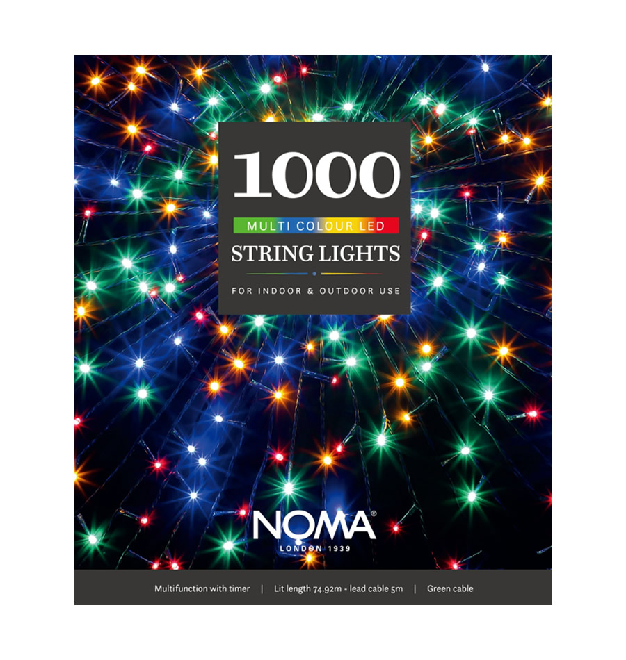 Noma 1000 String LED Lights
